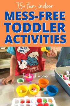 Mess Free Toddler Activities, Easy Mother's Day Crafts, Montessori Toddler Activities, Fun Activities To Do, Home Activities, Easy Activities, Busy Toddler, Toddler Learning Activities, Toddler Fun