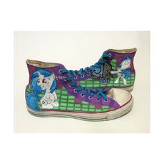 24 Pairs Of Hella Nerdy Converse (£14) ❤ liked on Polyvore featuring shoes Dj Pony, Dj Pon3, The Equalizer, Vinyl Scratch, Scene Core, Formal Clothing, Rawr Xd, Emo Kid