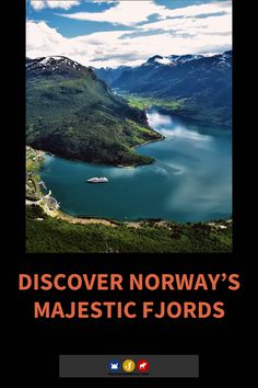 a book cover with an image of a lake and mountains in the background