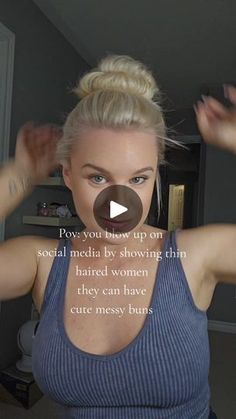 33K views · 711 reactions | You don't need tons of hair for a cute bun! Check out my videos for TONS of different bun tutorials!

#diyhairschool #realhair #finehairtips #thinhairtips #easybun #messybun #easymessybun | Jillian Jane Fine Hair Tips, Cute Bun, Cute Messy Buns, Easy Messy Bun, Bun Tutorials, Cute Buns, Easy Bun, Messy Bun