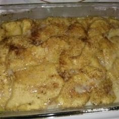 a casserole dish is sitting on top of the stove and ready to be eaten