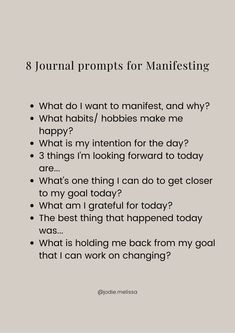 How To Journal For Manifestation, Manifestion Journal Prompts, Journaling For Manifesting, Manifestation Journal Affirmations, Positive Morning Journal Prompts, Journal Prompts For Your 20s, Journaling For Manifestation, Journal Prompts For Grounding, Morning Journal Prompts Christian