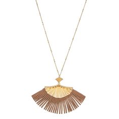 Accent your look with this Sonoma Goods For Life Gold Tone Fringe Pendant Long Necklace. Click on this JEWELRY & WATCHES GUIDE to learn about fit, styles, materials and more! Accent your look with this Sonoma Goods For Life Gold Tone Fringe Pendant Long Necklace. Click on this JEWELRY & WATCHES GUIDE to learn about fit, styles, materials and more! FEATURES Chain length: 30 in. Clasp: lobster-claw Metal: iron, zinc Material: glass, PU Plating: gold tone Finish: polished Packaging: decorative card Chain Lengths, Lobster Claw, Chain Length, Long Necklace, For Life, Womens Jewelry Necklace, Jewelry Watches, Statement Necklace, Gold Tones