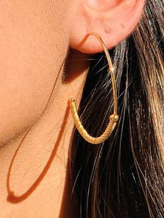 Mali Beads Gold Thin Hoops Workwear Essentials, Hypoallergenic Earrings, Flat Boots, Gold Filled Jewelry, New Arrival Dress, Handbag Accessories, Wire Wrapped, Design Details, Gold Filled