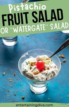 Pistachio Fruit Salad (or Watergate Salad) | Party Desserts