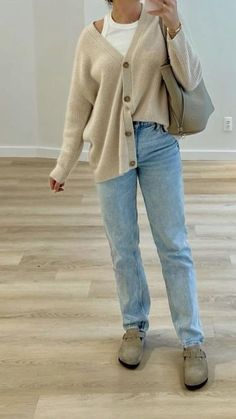 Best Winter Outfits In 2024 With Midi Skirts Jeans Outfit Teacher, Comfy Church Outfit, Clog Outfits, Camp Outfits, Mom Fits, Birkenstock Clogs, Conservative Outfits, Birkenstock Outfit, Clogs Outfit