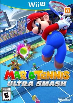 mario tennis ultra smash on wii with the game's cover art and video game title