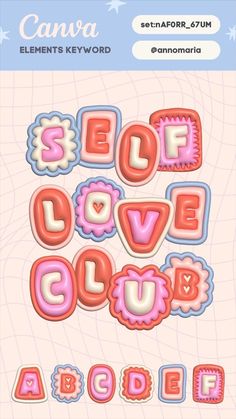 Canva Elements Keyword - Y2K Aesthetic 3D Alphabet Letter Font Canva Lettering, Cute Font, 달력 디자인, Graphic Shapes Design, Keyword Elements Canva, 3d Alphabet, Desain Buklet, Desain Quilling, Canva Elements Keyword