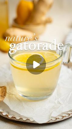 Carleigh Bodrug on Instagram: "🍋Nature’s Gatorade AKA Switchel - find the full recipe by googlin’ PlantYou switchel and enjoy! ⭐️ #recipe #naturesgatorade #healthy #healthyrecipe #plantbased #plantbaseddiet #healthyfood #healthydrink"