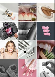 Dentist Instagram Feed, Teeth Whitening Professional, Dentist Social Media, Dentist Branding, Dental Design Interior, Dental Wallpaper, Dentist Assistant, Dental Photos, Dental Advertising