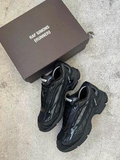 Raf Simons, Sneakers Black, Black Shoes, Sneakers, Black