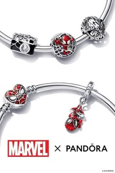 Spider-man Pandora, Spider Man Mask, Pandora Bracelet Charms Ideas, Spaider Man, Charms Pandora