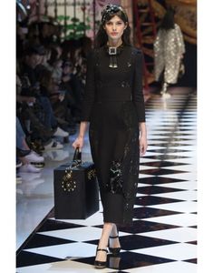 Dress, pattern №397 Camille Hurel, Stephane Rolland, Fall Fashion 2016, Dolce E Gabbana, Pinafore Dress, Fashion Show Collection, Dries Van Noten, Donna Karan, 2016 Fashion