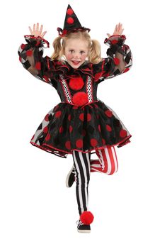 Fun Gets a Little Spooky
Clowns are a little mysterious, aren't they? They can be fun, they can be quirky, and sometimes, they can even be a little creepy! The Toddler Wonderland Red Clown Costume takes everything cool about being a clown (fun, colorful, full of surprises) and adds a vintage, gothic twist. It's the kind of costume that lets your toddler look like they just stepped out of a slightly creepy circus in town.
Design & Details
This isn't just your standard clown costume. The black and Red Clown Costume, Clown Costume Scary, Evil Clown Makeup, Evil Clown Costume, Scary Clown Costume, Creepy Circus, Clown Costumes, Clown Wig, Rose Costume