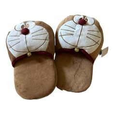 Memory Foam sole, size, slippers measures about 9in x 5n. ( only 1 size) Heel measures approximately 2 centimeters Warm & Cozy: High quality plush cotton lining contains 95% cotton, 5% spandex, providing you with a warm and soft experience in winter. Best Gift Choice for Doraemon fans! Size: S.  Color: Brown.  Gender: female.  Age Group: adult. Only 1, Best Gift, Warm And Cozy, Gender Female, Memory Foam, Clothing And Shoes, Age Group, Best Gifts, Slippers