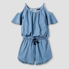 Clothes Shops, Preteen Fashion, Chambray Romper, Cute Clothing Stores, Fabulous Clothes, Jumpsuits And Romper, American Clothing, Tween Outfits