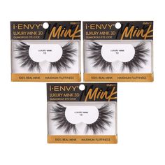 PRICES MAY VARY. Elevate your glamorous eye look. 12 Trendiest lash styles that range from Classic Wispy to Hot 25mm lashes. Maximize fluffiness made with Premium Mink hair and 3D Multi-Curl Angle. 100% Real Luxury Mink, 3D Multi-Angle Curl Maximum Fluffiness, Gorgeous Length 3 PACK (25mm) i-ENVY Luxury Mink collection 100% Real Mink✔ WHAT IT IS
Elevate your glamorous eye look. 12 Trendiest lash styles that range from Classic Wispy to Hot 25mm lashes.
Maximize fluffiness made with Premium Mink h Kiss Products, Lash Styles, 25mm Lashes, Eye Look, Birthday Gifts For Boyfriend, False Eyelashes, Boyfriend Gifts, Eyelashes, Beauty And Personal Care