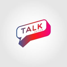 the word talk is written in a speech bubble with an arrow pointing up to it