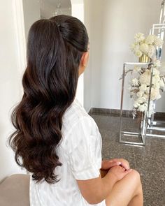 Glamorous Wedding Hair, Shower Hair, Hair Inspiration Long, Hairstyles Natural, Bridal Hair Updo