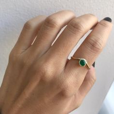 Multi Band Ring, Emerald Set, Emerald Cut Ring, Jennie Kwon, Emerald Band, Green Sapphire Ring, Emerald Cut Rings, Wave Ring, Gemstone Engagement