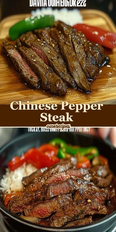 Chinese pepper steak, stir-fry beef recipe, soy sauce marinade, thinly sliced beef, bell peppers, Chinese takeout at home Chinese Pepper Steak, Easy Stir Fry Recipes, Asian Dinners, Easy Stir Fry, Pepper Steak, Quick Weeknight Dinners, Keto Recipes Dinner, Stir Fry Recipes, Meat Lovers