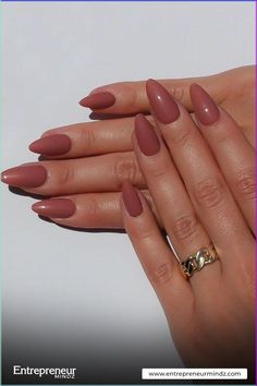 Upgrade your manicure with these 24 gorgeous fall nail colors for 2024! From cozy neutrals to bold statement shades, these nail polishes are perfect for embracing the season’s warm tones and cool vibes. Discover your new favorite fall shade today! #NailColorTrends #FallFashion2024 #ManicureInspo Dusty Rose French Nails, Pink Brown Fall Nails, Dusty Pink Almond Nails, Rose Brown Nails, Dark Blush Nails, Dusty Rose Acrylic Nails, Mauve Bridal Nails, Mauve Rose Nails, Dust Rose Nails