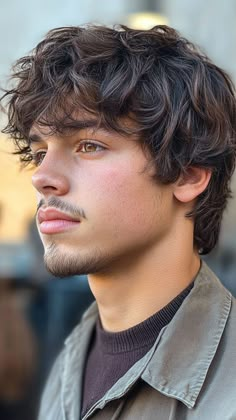 30 Men’s Haircuts for 2024: Modern Looks That Will Keep You On-Trend Textured Fringe Men Long Hair, Short Masculine Hairstyles, How To Know My Face Shape, Layered Man Haircut, Mens Hair For Round Faces, Haircuts For Men’s Long Hair, Shorter Haircuts For Men, Sophisticated Mens Haircut, Men With Wavy Hair