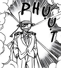 a drawing of a man in a top hat and suit with the words pho - o - t on it