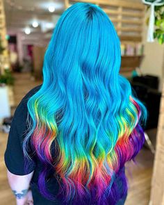 These are The 93 Hottest Hair Color Ideas of 2024 Unique Hair Color Ideas, Short Purple Hair, Dye Styles, Hair Bobs, Easy Hair Color, Short Hair Blue, Hair Asian, Yellow Hair Color, Color Ideas For Short Hair