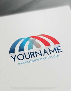 the logo for your name is made up of overlapping shapes and colors, it can be used