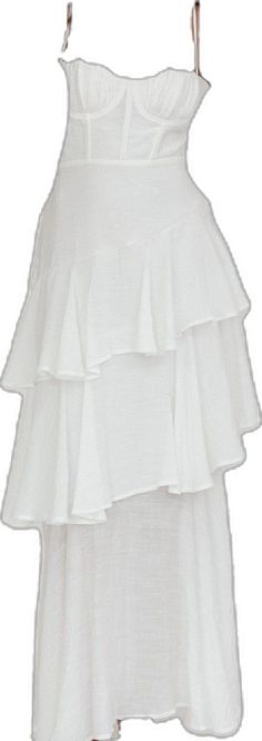 Madrid Tiered Ruffle Maxi Dress White by Selfie Leslie White Tiered Ruffle Maxi Dress, Elegant Tiered Dress With Spaghetti Straps And Ruffle Hem, Flowy Tiered Dress For Summer, Fitted Layered Tiered Dress, White Tiered Dress With Ruffles, Layered Tiered Skirt Maxi Dress, Elegant Beach Tiered Ruffle Dress, Elegant Ruffle Dress For Vacation, Elegant Ruffle Dress With Ruffled Skirt For Vacation