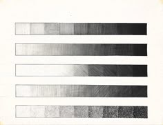 an image of some lines that are drawn in different colors and sizes on white paper