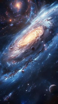 Galaxy And Planets, Galaxia Wallpaper, Space Art Wallpaper, Outer Space Wallpaper, Galaxy Artwork, Universe Wallpaper, Paradise Pictures, Space Art Gallery