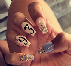 25 Birthday, Elegant Nail Art, Elegant Nail Designs, Exotic Nails, Nails Desing