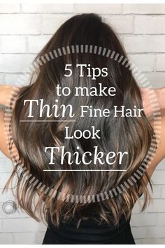 8 Awesome Tips to Make Thin Fine Hair Look Thicker and More Full 1 Long Fine Hair, Fine Thick Hair, Tips Hair, Bob Hairstyles For Fine Hair, Amazing Hair, Haircuts For Fine Hair, Hair Tips, Long Hair Cuts, Cool Haircuts