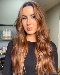 Ginger For Brunettes, Dark Copper Hair Brown Eyes, Light Brown With Copper Balayage, Copper Hair Dark Eyes, Copper Glaze Hair, Brown To Copper Hair Before And After, Copper Hair Dark Eyebrows, Copper Hair Hazel Eyes, Copper Sombre