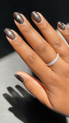 17 Dark Velvet Nail Ideas That Add a Moody Touch to the Sparkly Mani Dark Moody Nails, Magnetic Polish, Velvet Nails, Red Polish, Hair Concerns, Nail Pops, Lip Hair, Body Hair Removal, Eyes Lips