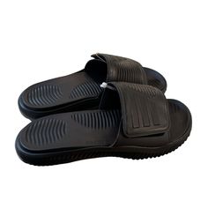 Adidas Alphabounce Slide Black Men Size 11 Without Box Adidas Black Slides For Sports, Adidas Black Sporty Slides, Sporty Black Adidas Slides, Adidas Sports Slides With Rubber Sole, Adidas Alphabounce, Shoes Adidas, Adidas Black, Black Adidas, Adidas Shoes