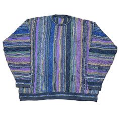 Vintage 90s Coogi Style Bergati Crewneck Sweater - Classic Retro Knit Dive into the nostalgia of the 90s with this eye-catching vintage Coogi style crewneck sweater! Inspired by the iconic designs of Coogi Australia, this sweater features the same bold patterns and vibrant colors that defined an era. Perfect for fashion lovers who appreciate unique, statement pieces. Features: Era: 1990s Style: Coogi-inspired Material: High-quality cotton blend (Soft, warm, and durable) Design: Multicolored, int Cable Knitwear, Unique Knitwear, 1990s Style, Random Clothes, Style Sweaters, 90s Looks, Sweater Jumper, Style Sweater, Jumper Sweater