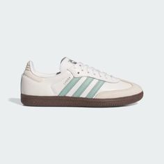 adidas Samba OG Shoes - White | Women's Lifestyle | adidas US Trendy Shoes For Women Sneakers, 00s Shoes, Spezial Shoes, Samba Og Shoes, Brown Adidas, Gazelle Shoes, Adidas Samba Outfit, Samba Shoes, Samba Outfit