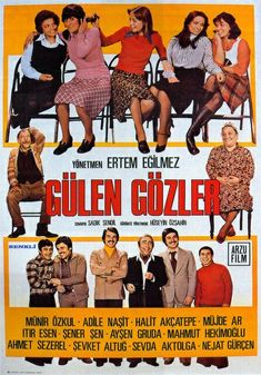 a movie poster for the film gulen gozler, starring actors from left to right