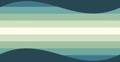 a blue and green striped background with waves