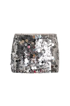 Meet the Low-Rise Paillette Skirt – the Signature style favorite. It glitters from a mile away with sequin and paillette embellishing that fully covers the fitted shape. We like it best worn with a simple top so this Guizio staple can dazzle on its own. Concealed side zip Allover embellishing Satin lining 90% Polyester, 10% Spandex Model wears a size small Model measurements: Height 5’9”, Bust 32”, Waist 25.5”, Hips 35” Inspo Fits, Glitters Skirt, Silver Skirt, Danielle Guizio, Catty Noir, Looks Party, Simple Top, Retro Party, Spring Women