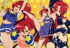 Yoko Styles - TTGL Art Anime Gurren Lagann Fanart, Gurren Lagann Manga, Yoko Gurren Lagann Icon, Nia Gurren Lagann, Adiane Gurren Lagann, Yoko Littner, Toy Bonnie, Gurren Lagann, Yellow Eyes