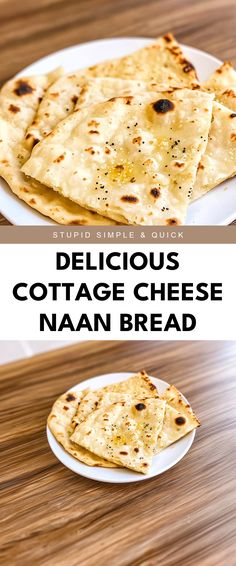 Image for Delicious Cottage Cheese Naan Bread Cheese Naan Bread Recipe, Cottage Cheese Bread Gluten Free, Sweet Cottage Cheese Bread, Cottage Cheese Quick Bread, Cottage Cheese Recipes For People Who Hate Cottage Cheese, Bread Flavors, Cottage Cheese Bread, Cottage Cheese Dessert Recipes