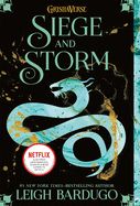 the book cover for sege and storm by leigh bardugo, with an image of