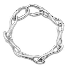 This chic double-loop twist link bracelet makes a strong showing. Sterling silver High-polish semi-solid links 8.5 inches; custom carabiner clip clasp Made in Italy From the Italia D'Argento collection Jewelry Style Guide, Jewelry Staples, Jared The Galleria Of Jewelry, Diamond Promise Rings, Carabiner Clip, Gemstone Engagement, Stackable Bracelets, Classic Jewelry, Gemstone Engagement Rings