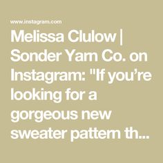 Melissa Clulow | Sonder Yarn Co. on Instagram: "If you’re looking for a gorgeous new sweater pattern that blends timeless style with a relaxed, modern fit, then the newly launched SUNDAY BRUNCH SWEATER by @pucco_h is for you! With its clean raglan lines and flattering silhouette, this top-down design makes it easy to adjust the sleeve and body lengths for a custom fit. Choose between a narrow or wide neckband and personalize the look with 1x1 or 2x2 ribbing on the neck, hem, and cuffs. 

I had the pleasure of test knitting this pattern, opting for the always exquisite combination of Sunday Morning Lux Sport and Halo yarns (shown here in ‘Parade’) and while I absolutely failed to complete my version in time for the launch, I did manage to put together some beautiful kits for you on the webs Brunch Sweater, Sunday Brunch, Sweater Pattern, Sunday Morning, Modern Fit, Timeless Style, Custom Fit, Timeless Fashion, Halo