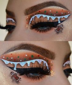 Holiday Eye Makeup, Christmas Makeup Look, Holiday Makeup Looks, Cute Eye Makeup, Pinterest Makeup, Beautiful Eye Makeup