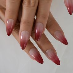 Shipping: Worldwide Express Shipping Available Delivery time: Ombre Nail Design, Red Ombre Nails, Unghie Sfumate, Pink Ombre Nails, Ombre Nail Designs, Gradient Nails, Nail Arts, Nail Kit, French Manicure